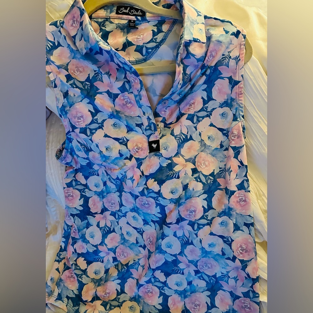 Bad Birdie womens golf shirt, like new!